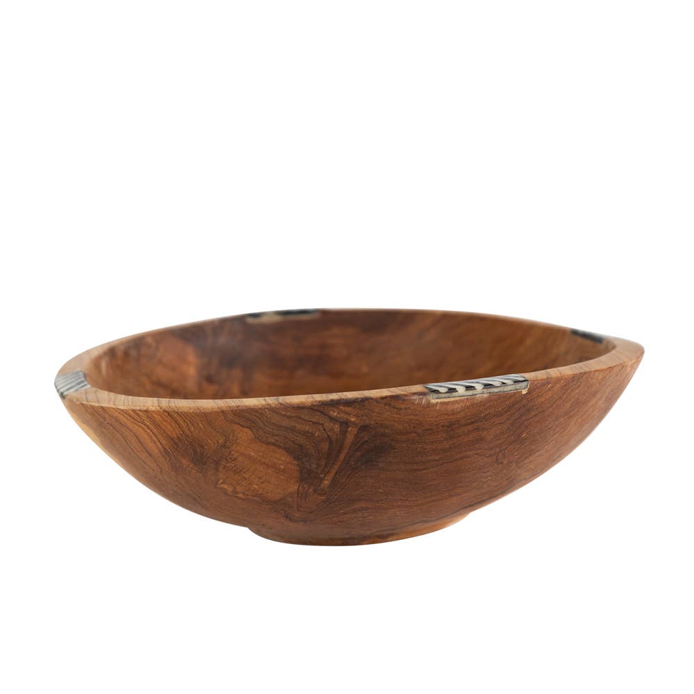 Hand Carved - Wood Serving Bowl