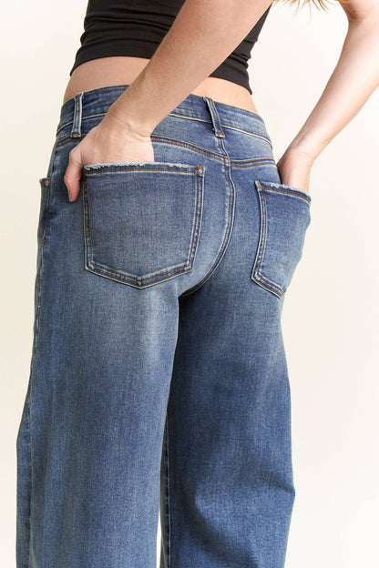 ENJEAN-Baggy Wide with Curved Side Seam