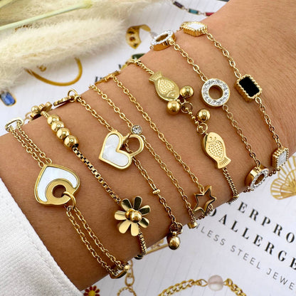 Heart Charm Bracelet
