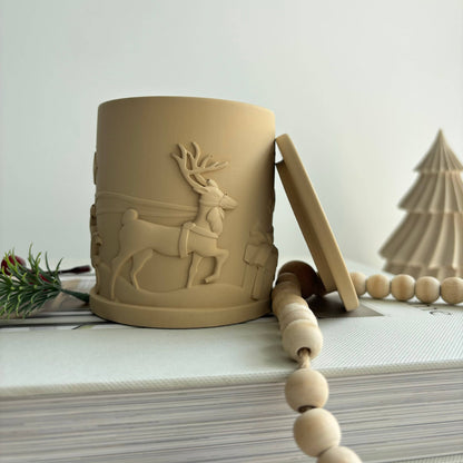Santa Sleigh Vessel | Christmas Decor