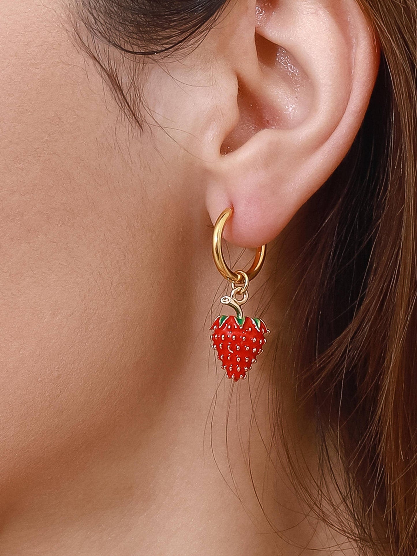 Berry Strawberry Earring