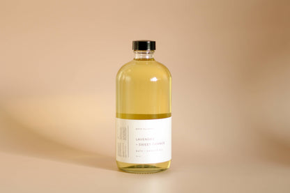 Lavender + Sweet Orange Bath + Shower Oil