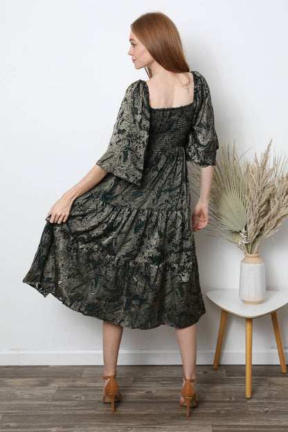 TWIST FRONT MAXI DRESS