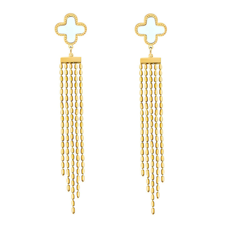 White Clover Earring