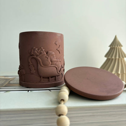 Santa Sleigh Vessel | Christmas Decor