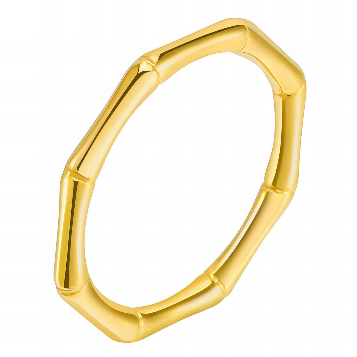 18K gold plated Stainless steel finger ring, Intensity