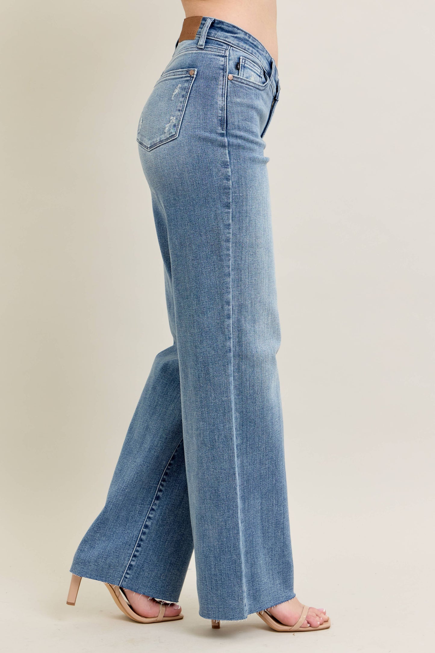 Judy Blue V - Front Baggy Jean