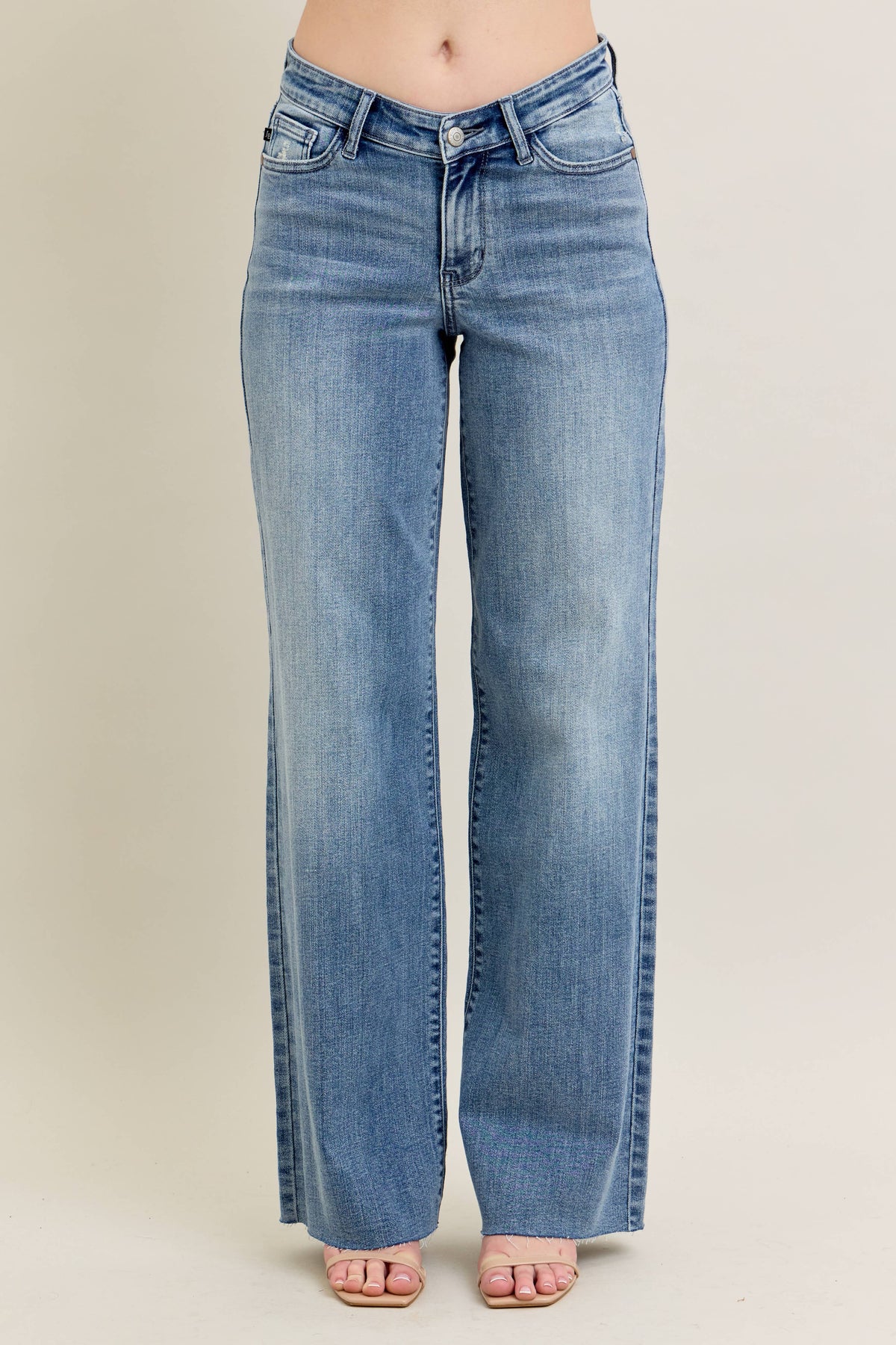 Judy Blue V - Front Baggy Jean