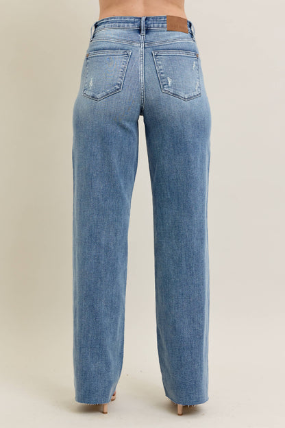 Judy Blue V - Front Baggy Jean