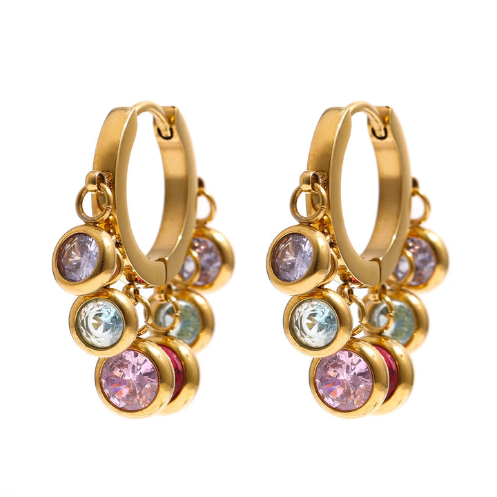 Colorful Hoop Earrings