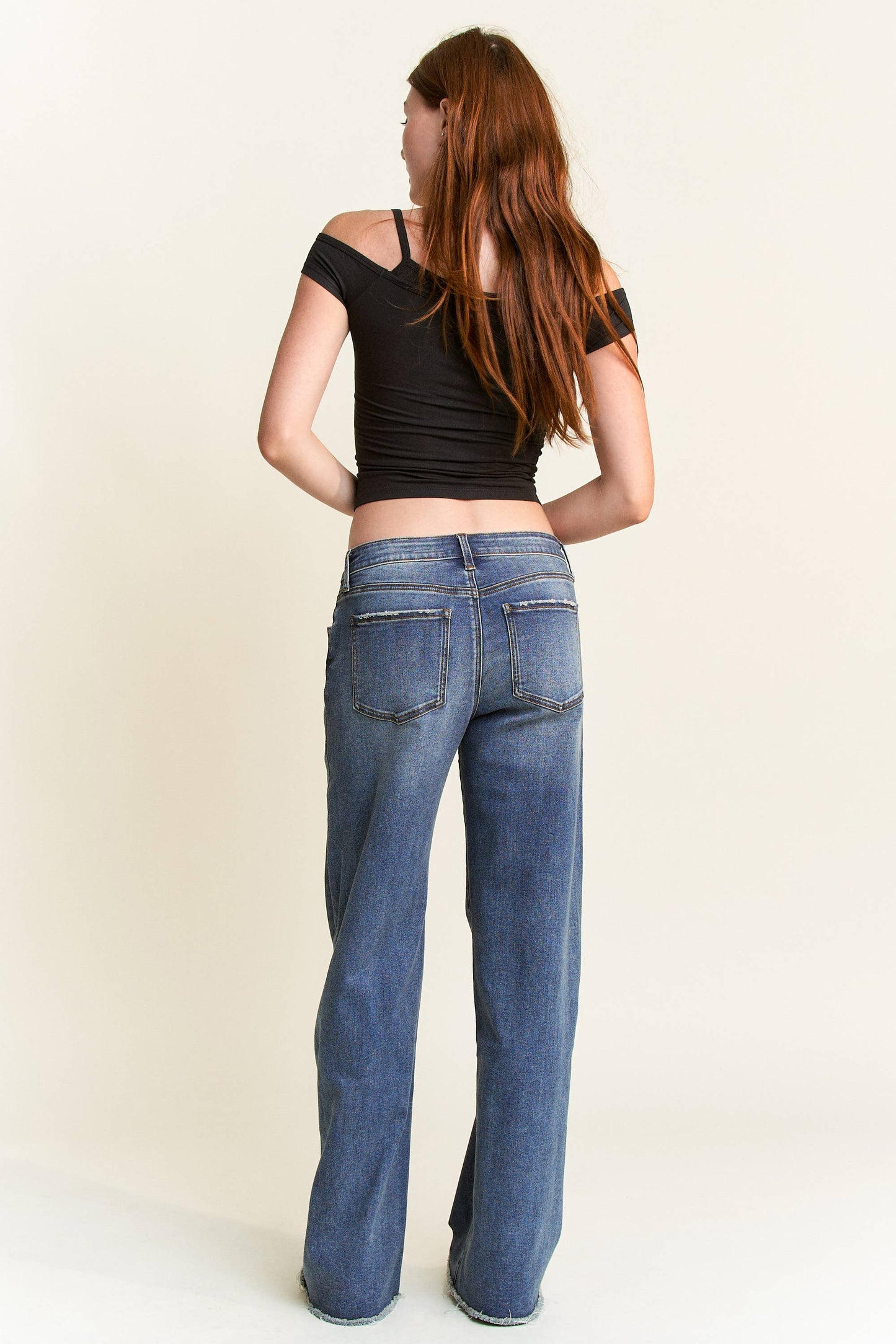 ENJEAN-Baggy Wide with Curved Side Seam