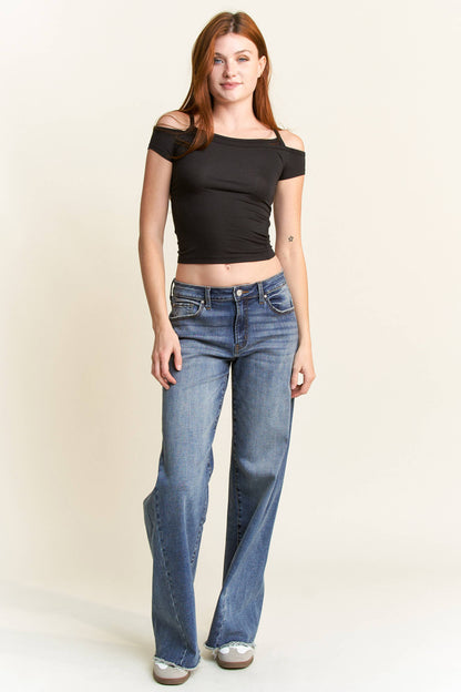 ENJEAN-Baggy Wide with Curved Side Seam
