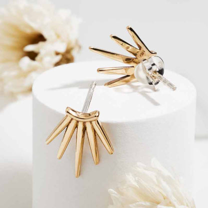 Five Spike Post Earrings