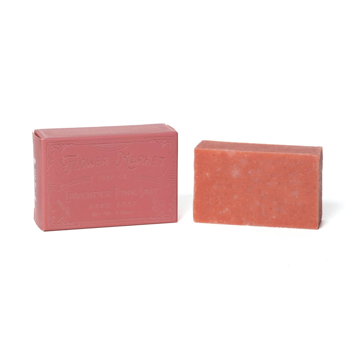 Lavender Pink Salt Hand Soap | Organic Bar Soap, 4 oz