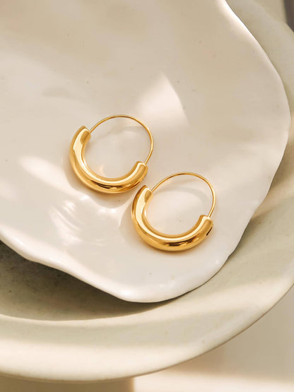 Mackenzie U-Shape Hoop Earring