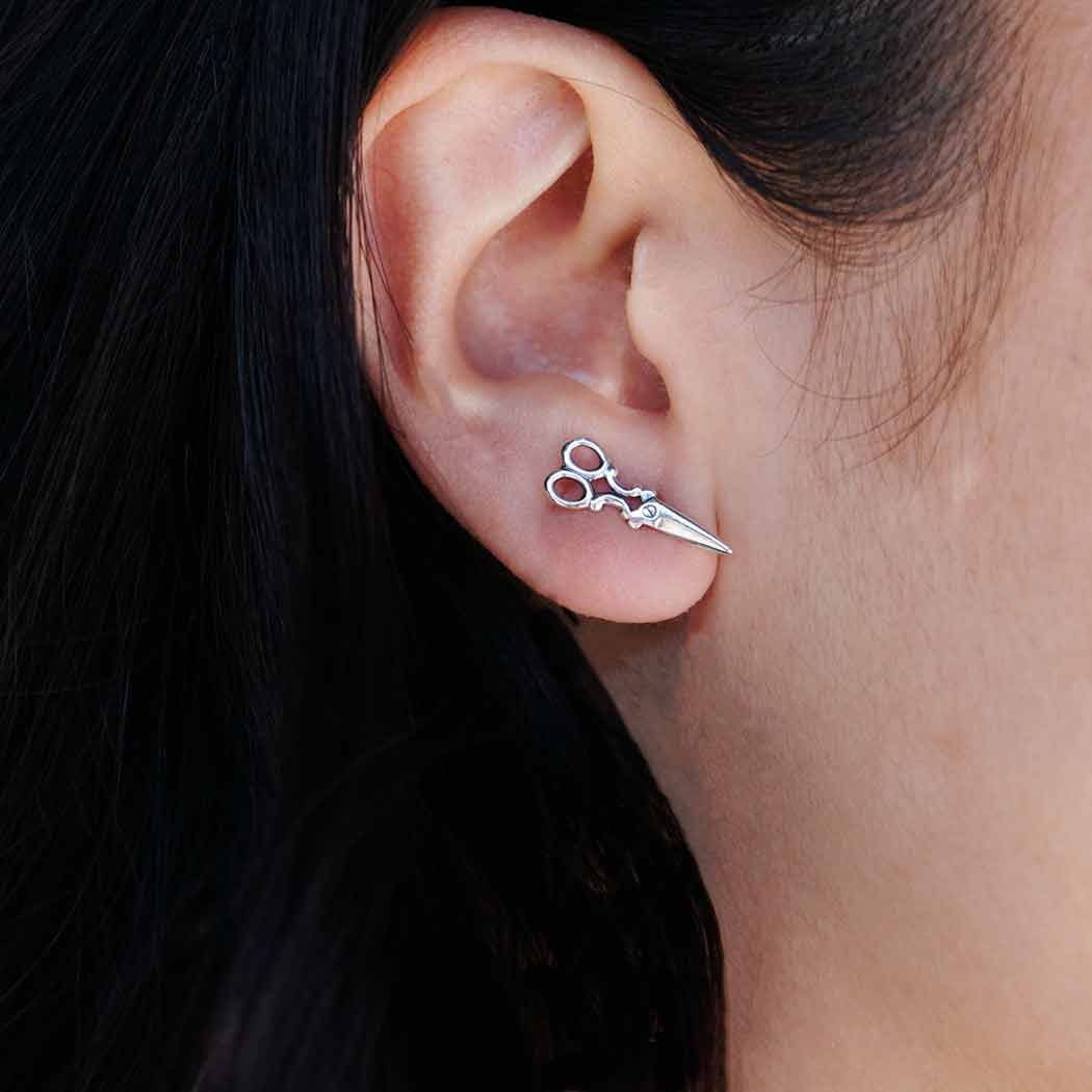 Scissor Post Earrings