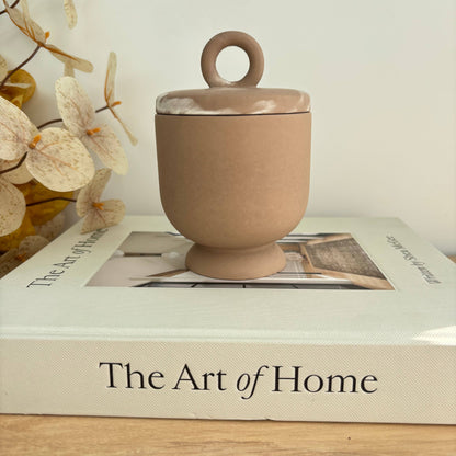Calista Vessel | Concrete Vessel | Cotton Swab Holder